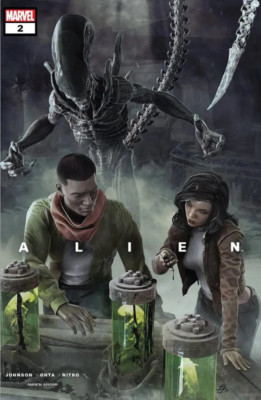 Alien #2 V2 - Cover A + bonus digital edition - Marvel Comics 2022 - Bag & Board