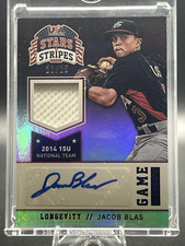2015 Panini Stars and Stripes Game Gear Longevity Signatures /25 Jacob Blas Auto