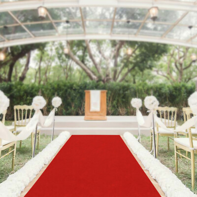 360gsm Red Carpet Runner for Party Runway Aisle for Wedding Banquets Prom Decor！