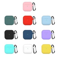 Silicone Waterproof Carry Protective Case for Airpods with Keychain