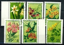 Saint Thomas et îles du Prince 1979 Mi. 568-573 Oblitéré 100% Flora Fleurs, Fle