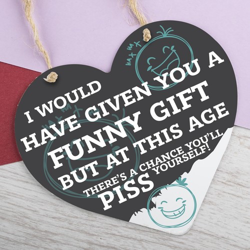 Funny Birthday Gifts Hanging Sign For Him Her Funny Plaque Gift For
