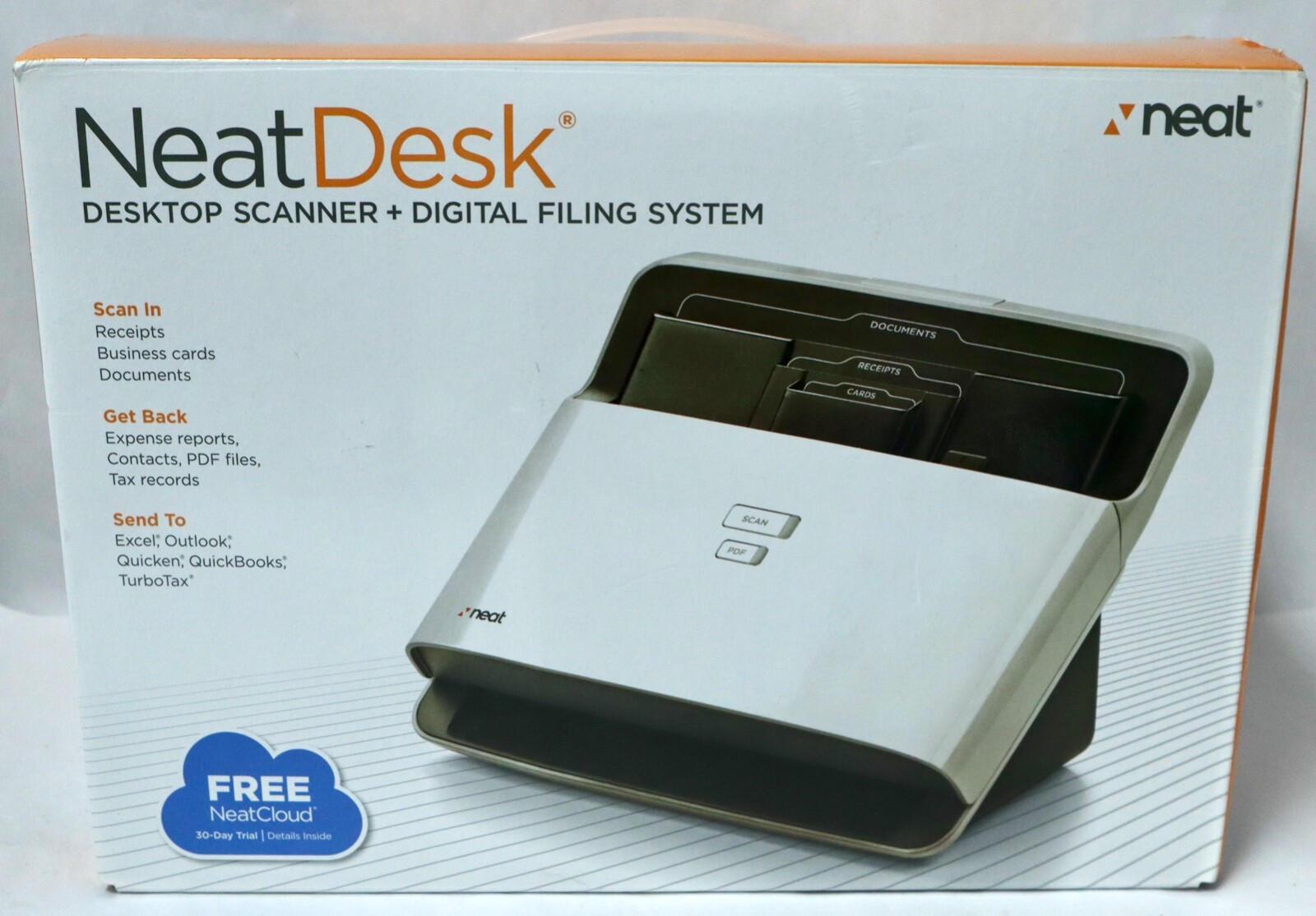 NeatDesk Desktop Scanner & Digital Filing System (ND1000) eBay