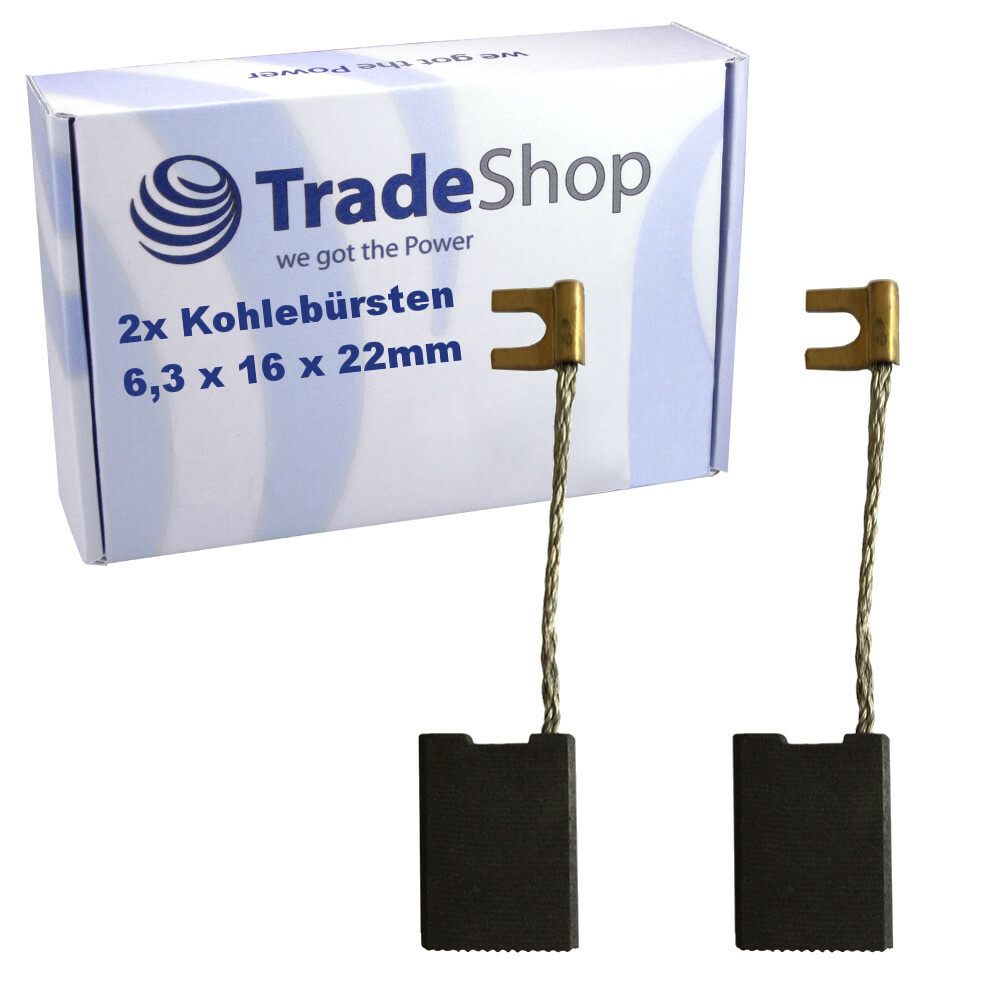 Kohlebürsten Motorkohlen BOSCH 1102.1, 1102.7, 1430 - 6,4x6,4x20mm