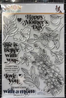 Simon Says Stamp - Better With Mom Stamp Set - NEW