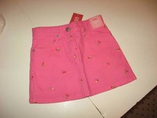 Gymboree Cherry Baby Pink Cotton Embroidered Skort 4 or 5 NWT