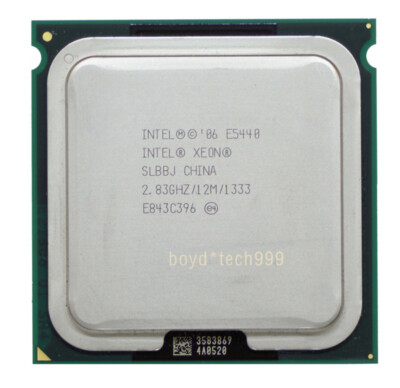 Intel Xeon E5440 CPU Quad-Core SLANS 2.83GHz 12MB LGA771 1333Mhz Processor