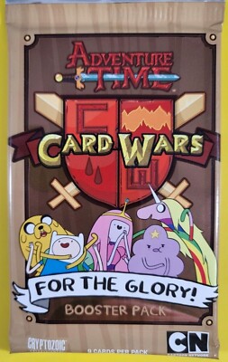 adventure time card wars booster box Adventure Time Card Wars 2014 For the Glory Booster Pack NEW FACTORY SEALED  NM