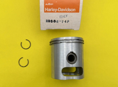 HARLEY AERMACCHI NOS #22006-74P PISTON & RINGS 1974 - 1978 SX175
