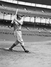 New York Giant Bill Terry At Bat 1936 OLD BASEBALL PHOTO