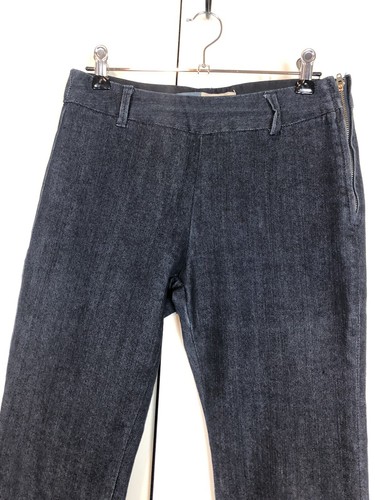 Capture Ladies Size 8 Blue Denim 7/8 Jeans With Ankle & Side Zip Excellent Cond - Picture 2 of 10