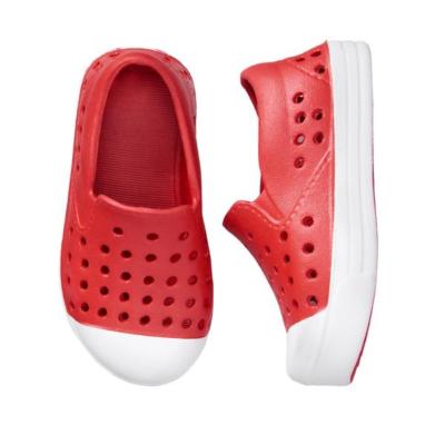 red swim shoes