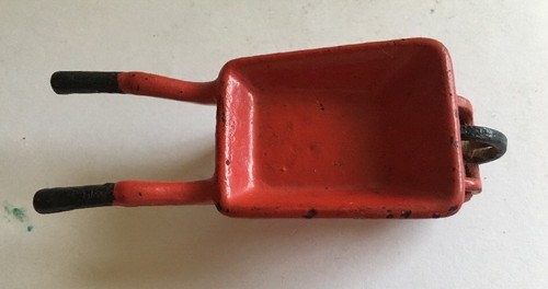early vintage kilgore cast iron red wagon wheel barrow wheel