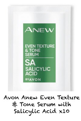 Avon Anew Even Texture & Tone Serum with Salicylic Acid  Samples x10