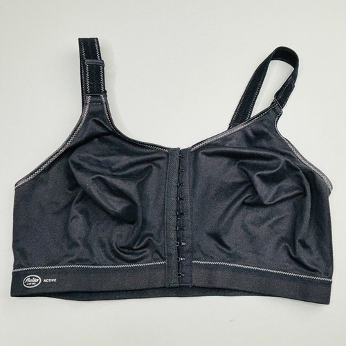 Anita Active Sport Bra 42D Front Close Wire Free Stretchy Adjustable Strap