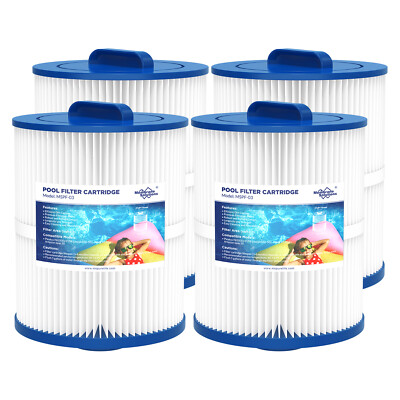 4 Pack Hot Tub Pool Spa Filter Replace for Pleatco PAS50SV-F2M 6CH-502 FC-0311