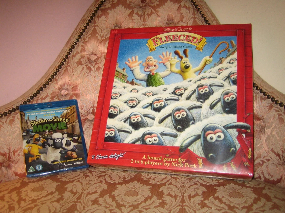 Fleeced: Sheep Rustling Game Wallace & Gromit + Shaun Movie Both New &  Sealed | eBay