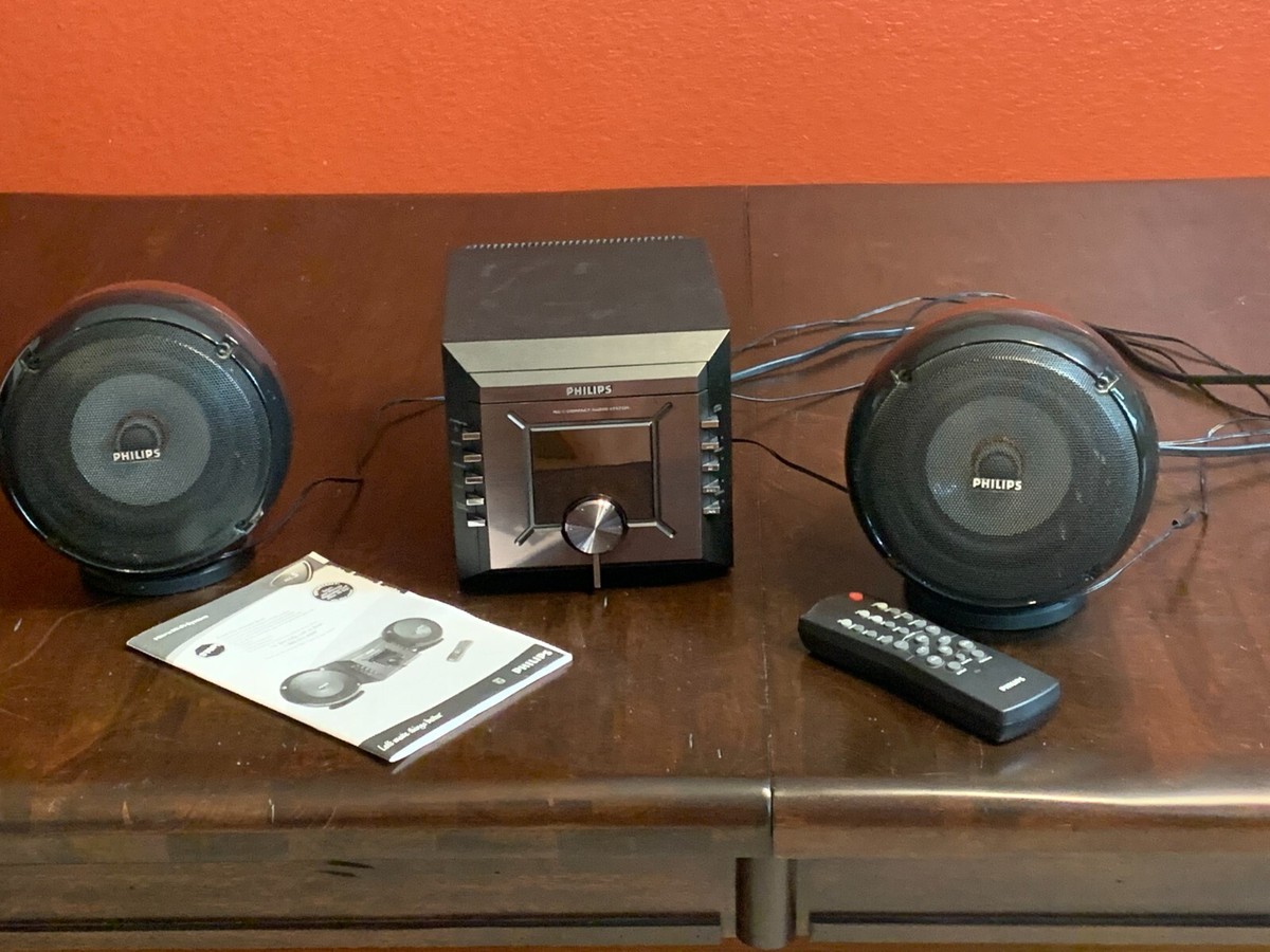 Philips MZ-5 CD Mini CD Player System MZ-5/37 With Remote & manual