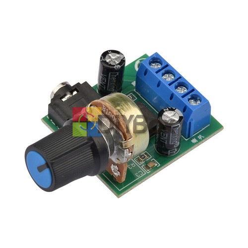 LM386 Mini Audio Amplifier Board Mono DC 3-12V 10W Volume Control Module DIY - - Picture 6 of 9