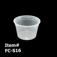 24set 16oz Clear Food Takeout Soup Container With Lids, New, Free Shipping on sale 24set 16oz Clear Food Takeout Soup Container With Lids, New, Free Shipping on sale