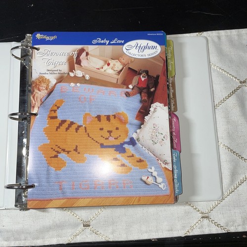 VTG The Needlecraft Shop AFGHAN Collector's Series Binder- 125+Crochet Patterns! - Picture 2 of 12