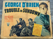 Trouble In Sundown (1939) 1/2 Sheet MoviePoster 22x28 Chill Wills George O'Brien