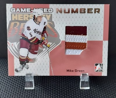 MIKE GREEN /30 GAME USED NUMBER PATCH 3-COLOR LOGO BREAK RARE SP