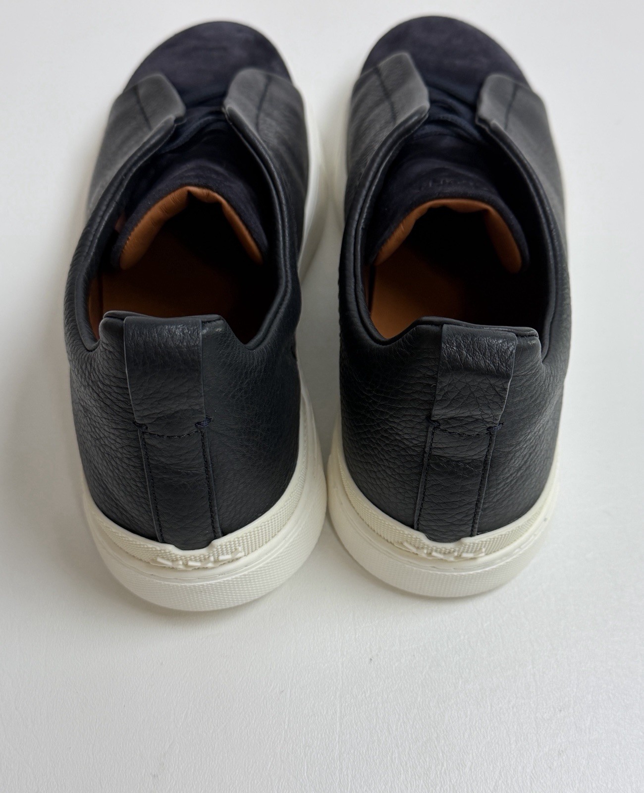 ZEGNA Triple Stitch Deerskin & Suede  Sneakers Size 11.5 US  RETAIL $1100 #202 image 5