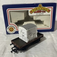 BACHMANN OO GAUGE  33-950  1 PLANK WAGON  WITH CONTAINER  L.N.E.R.  BOXED GC