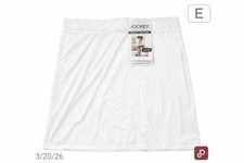 Jockey Generation Half Slip White Cling Free Smoothing Lace Waist Large NEW