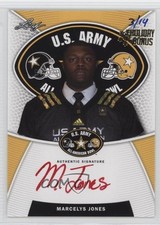 2014 Leaf US Army All-American Bowl Tour 3/14 Marcelys Jones #TA-MJ1 Auto 0a7