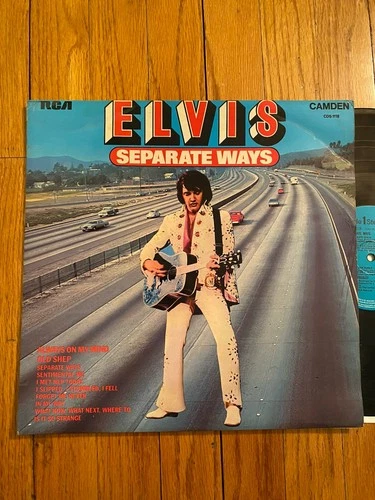 ELVIS PRESLEY SEPARATE WAYS NM LP ORIG. FRANCE PRESSING MORE ELVIS! FREE SHIP
