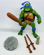 VTG 1992 TMNT Movie Star Leonardo Action Figure Complete Accessories Playmates⁠