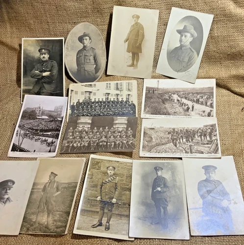 WW1 small collection of  military postcards.