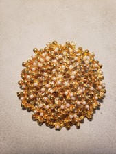 Lg. SIGNED DOREEN RYAN ROSETTE GOLD METAL CRYSTALS BELT BUCKLE VINTAGE BAROQUE