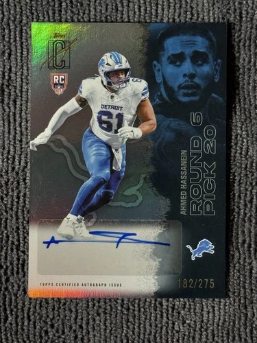 2025 Topps Ahmed Hassanein Shop for 2025 Topps Signature Class Football Rookie autographs on eBay (Raw)