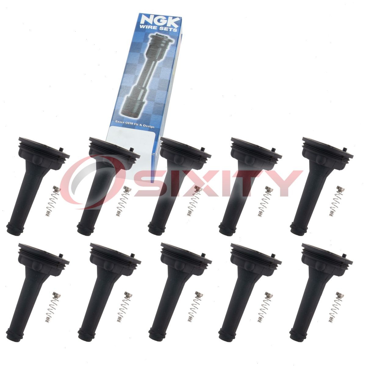 10 pc NGK 58962 CPB-EU015 Ignition Coil Boots for SPP102E SPP102 SPB164 cs