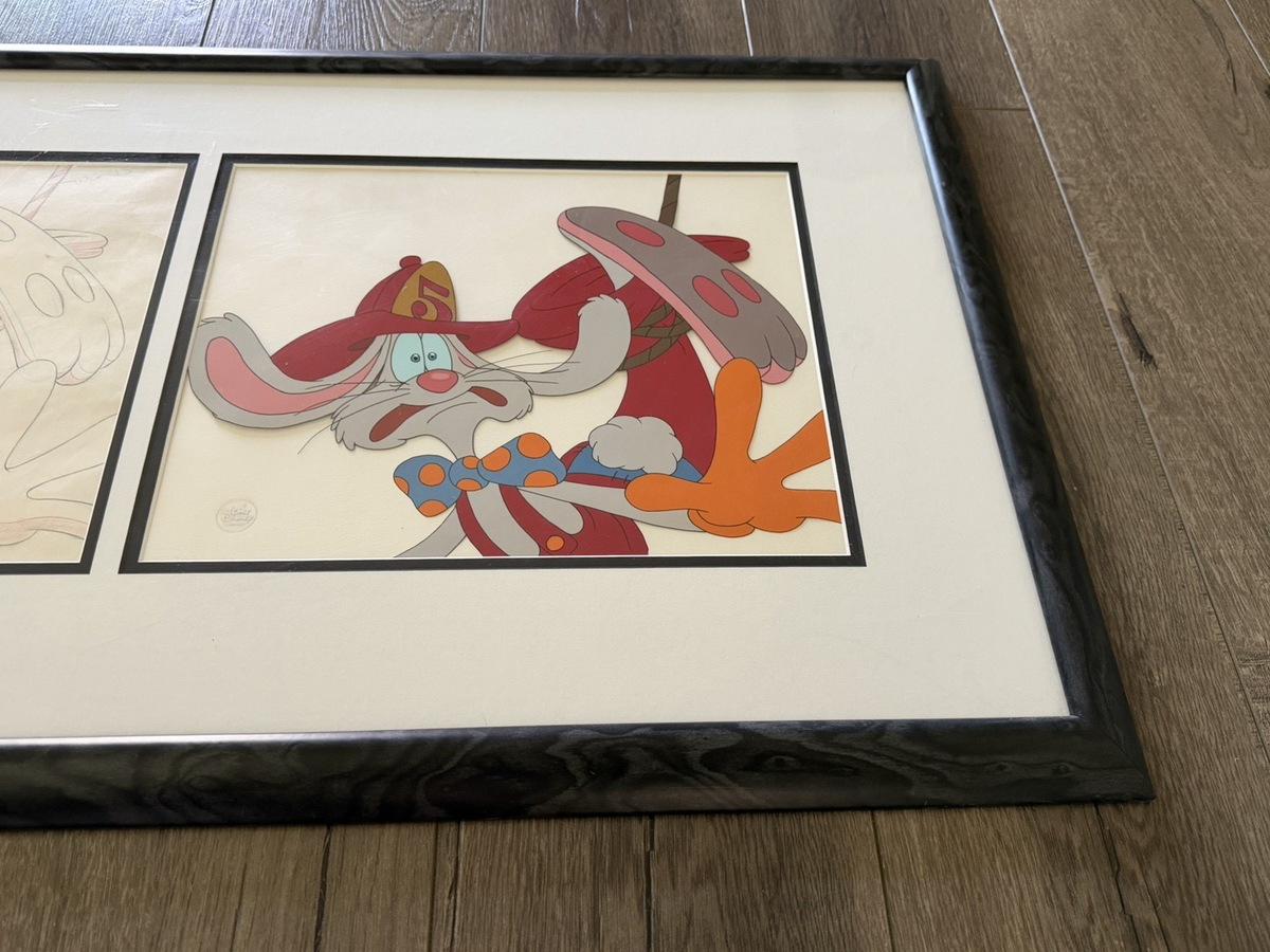 1988 Disney Animation Cel Mickey's 60th Birthday Roger Rabbit Ltd