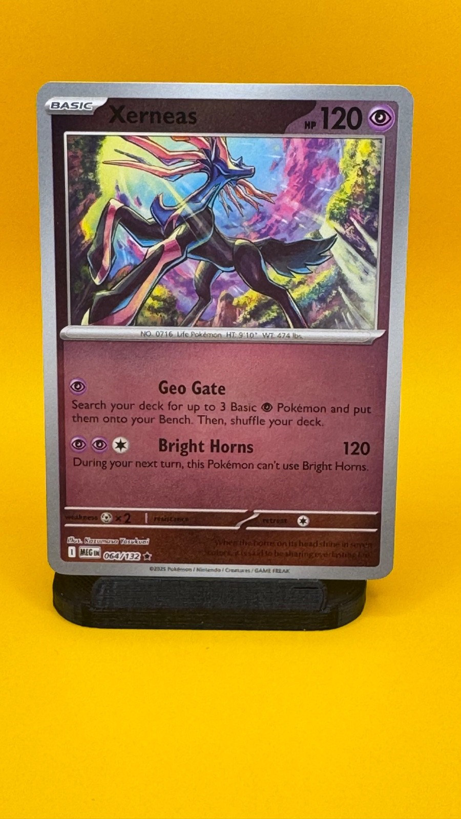 Pokemon TCG * Mega Evolution * 64/132 Xerneas Reverse HOLO ME1