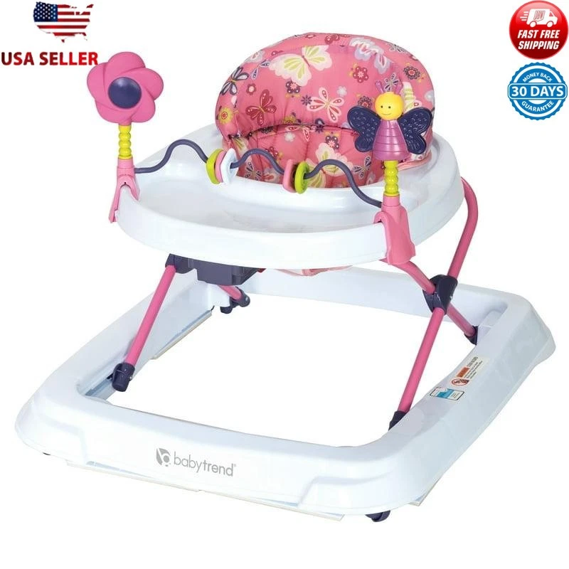 Interactive Baby Walker W/ Adjustable Height Stable Support Toy Bar Easy Fold US
Opens in a new wind