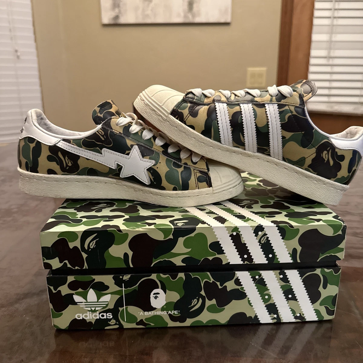 adidas BAPE x Superstar 80s ABC Camo for Sale | Authenticity