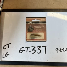 Milton Industries S609  1/4" FNPT 1/4" ID Female Swivel Hose End Fittings