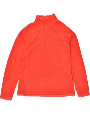Mountain Warehouse Damen-Fleecepullover Reißverschluss am Ausschnitt UK 8 Small rot Polyester FD09