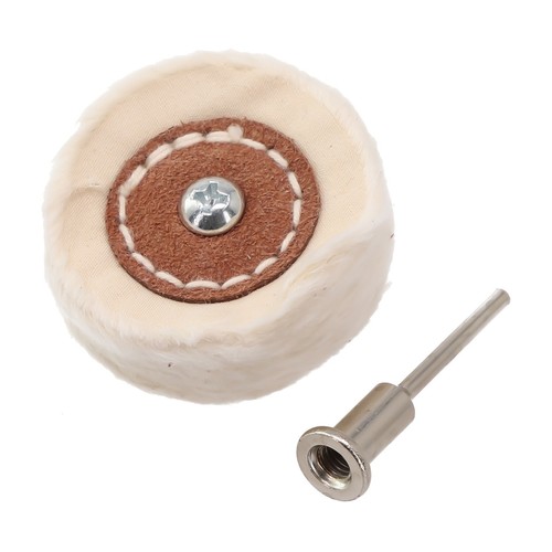 2 Têtes De Brosse à Polir En Tissu - Type T - 50 Mm - Pour Outillage Rotatif