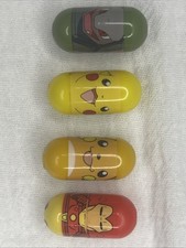 VINTAGE RETIRED SPIN MASTER 2004 POKEMON MIGHTY BEANZ NUMBER 1 PIKACHU BEAN