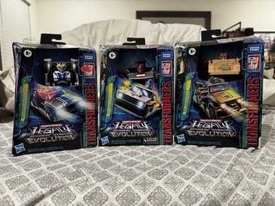 Transformers Legacy Evolution Lot Of 3 Detritus, Crosscut, & Strongarm