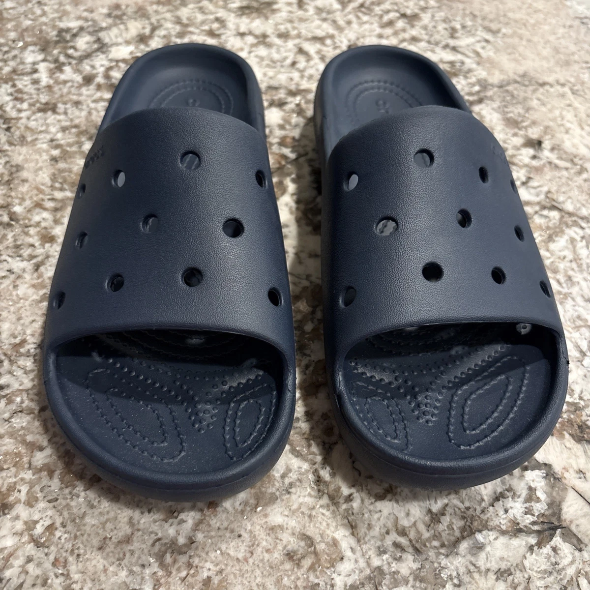 Crocs Blue Slide Sandals for Men for sale | eBay