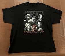 Backstreet Boys Band 2022 Tour Shirt - Dual Sided - Size 2XL
