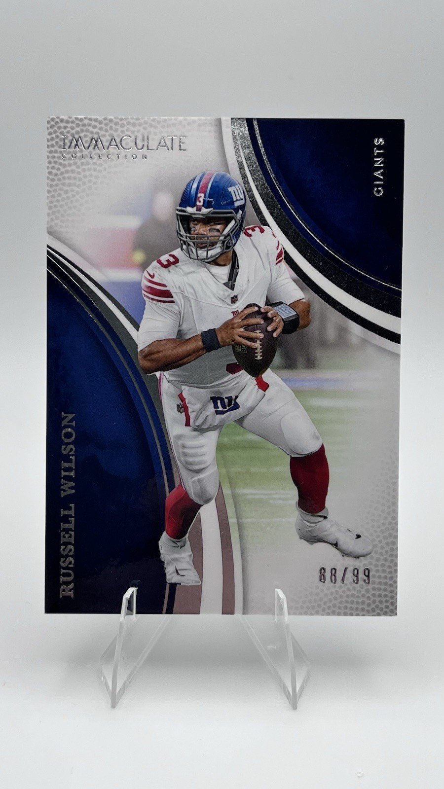 2025 Panini Immaculate Russell Wilson /99 #56 Giants NFL Football Card SP