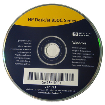 HP DeskJet 950C Series, Printer Software CD, 1999